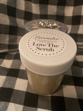 Load image into Gallery viewer, 8 oz Organic Lavender Face & Body Sugar Scrub